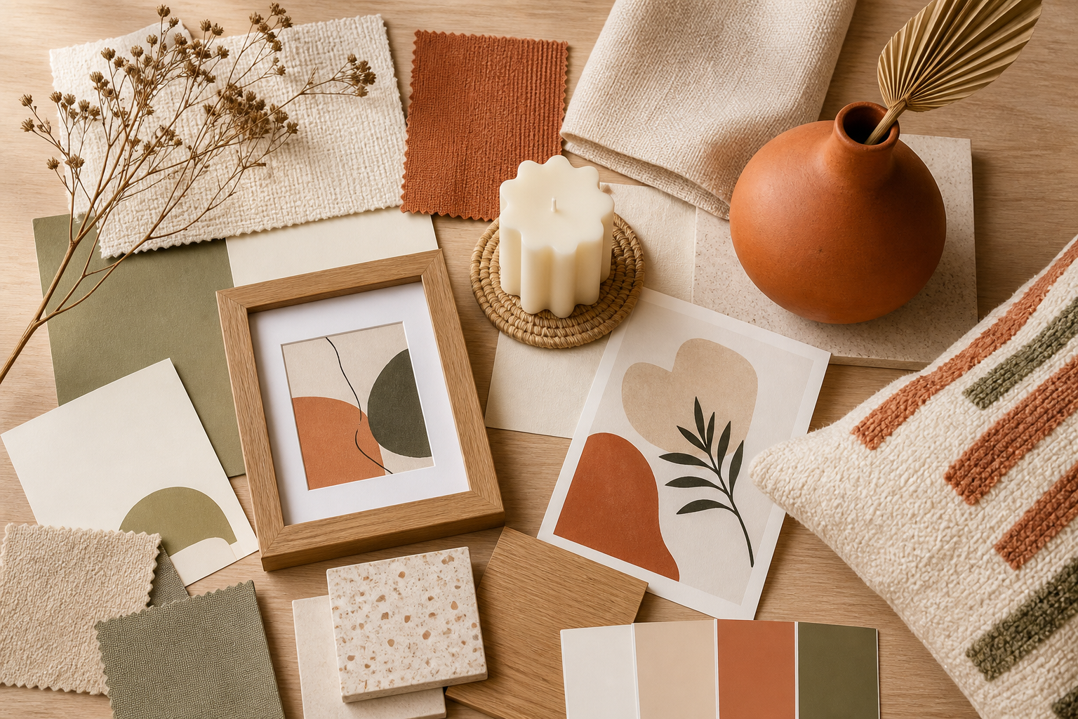 Cozy living room with HomPulse decorations